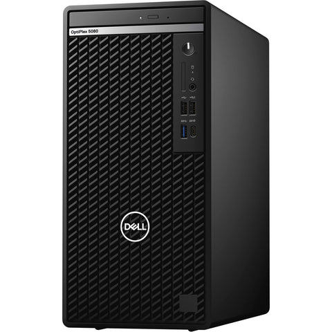Dell OptiPlex 5080 Tower Desktop PC - angle