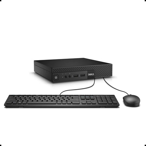 DELL Optiplex 3020 Micro Desktop Computer Ultra Small Tiny PC (Intel Quad Core i5-4570T, 8GB Ram, 256GB SSD, WIFI, HDMI) Windows 10 Pro