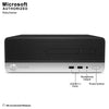 HP ProDesk 400G5 SFF, Intel Core i5-8500, 16GB RAM, 1TB HDD, HDMI Capable, with Windows 11 Pro