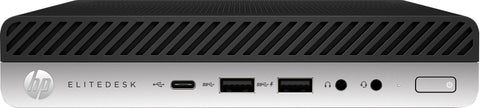HP EliteDesk 800 G3 Micro Desktop PC - front