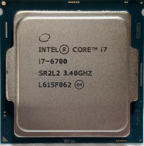 Intel  Core I7-6700 FC-LGA14C 3.40 GHz 8 M Processor Cache 4 LGA 1151 BX80662I76700
