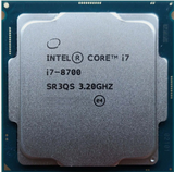 Intel Core i7-8700 6 Cores 3.2GHz 12MB 8 GT/s 65W LGA 1151 CPU SR3QS