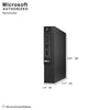 DELL Optiplex 3020 Micro Desktop Computer Ultra Small Tiny PC (Intel Quad Core i5-4570T, 8GB Ram, 256GB SSD, WIFI, HDMI) Windows 10 Pro