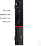 Lenovo ThinkCentre M700 Tiny Desktop PC — front ports