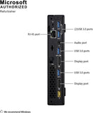 Lenovo ThinkCentre M900 Tiny Desktop PC — port diagram