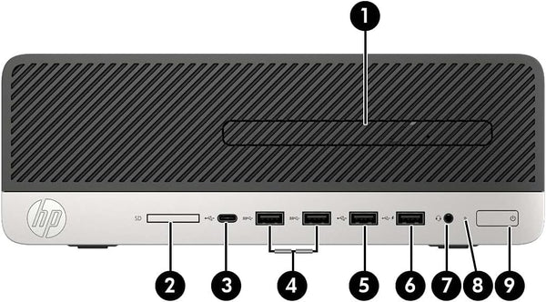 HP ProDesk 600 G5 SFF Desktop PC — front