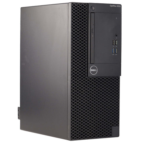 Dell Optiplex 3050 Tower, Intel Core i3-6100, 8GB RAM, 256GB Solid State Drive, with Windows 10 Pro