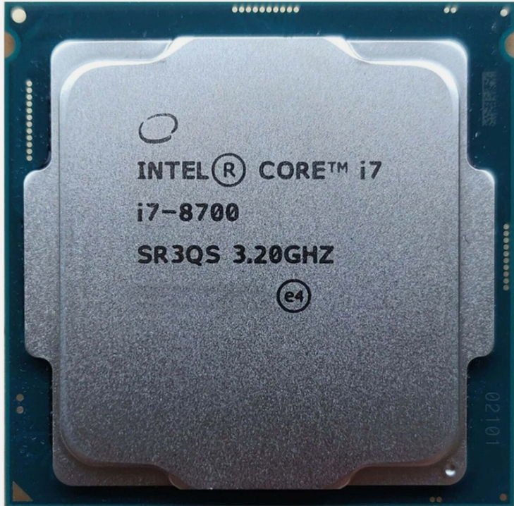 Intel Core i7-8700 6 Cores 3.2GHz 12MB 8 GT/s 65W LGA 1151 CPU 