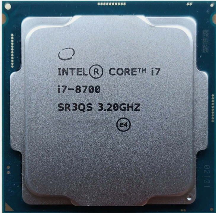 Intel Core i7-8700 6 Cores 3.2GHz 12MB 8 GT/s 65W LGA 1151 CPU Intel Core i7-8700 6 Cores 3.2GHz 12MB 8 GT/s 65W LGA 1151 CPU